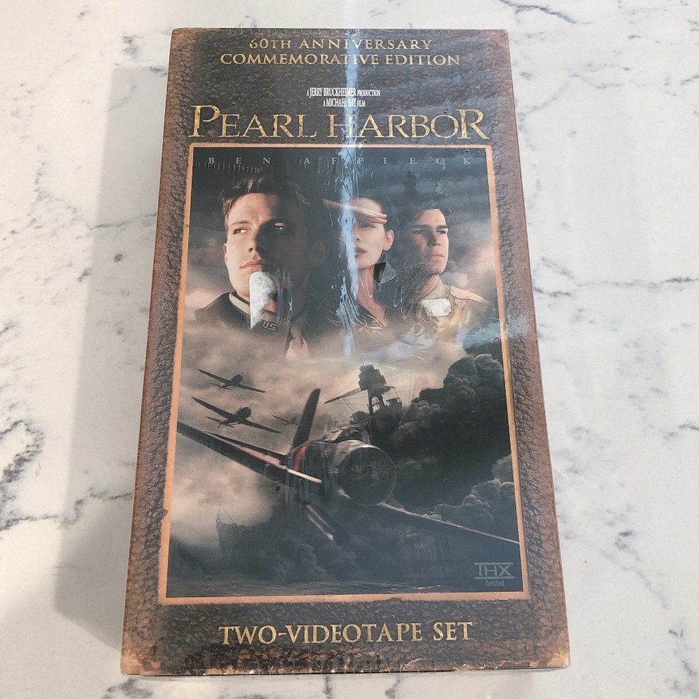 2001 SEALED 60th Anniversary Commemorative EditionPearl Harbor 2 VHS tape